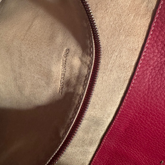 [VINTAGE FENDI] Red Leather Selleria Tote bag - Picture 12 of 12